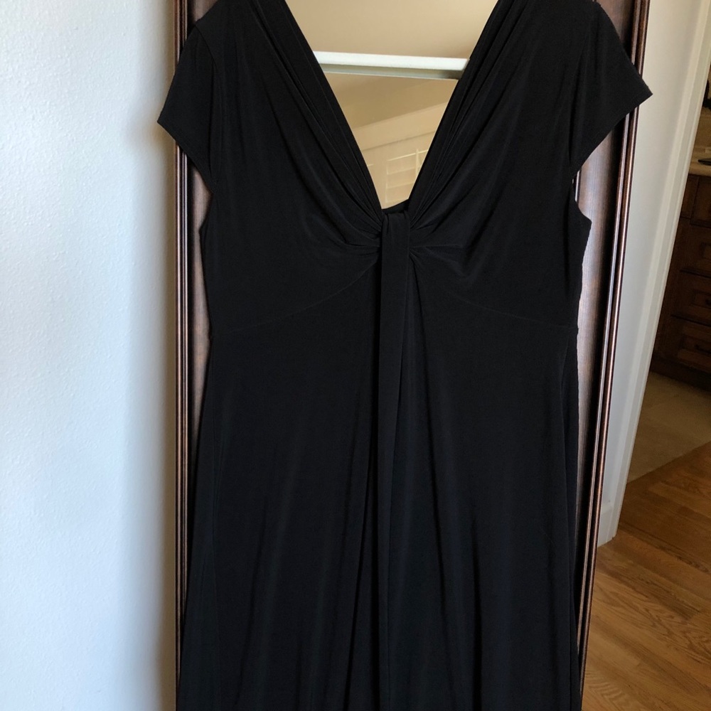 Kindly worn black dress